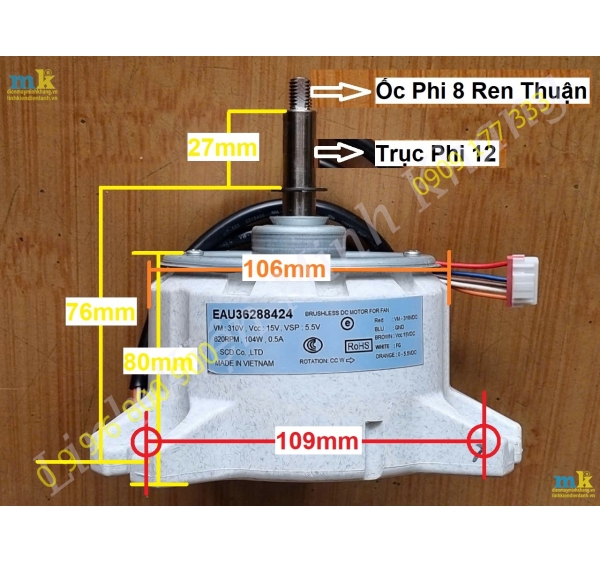 ( SP1759 ) Quạt LG Mã EAU36288424